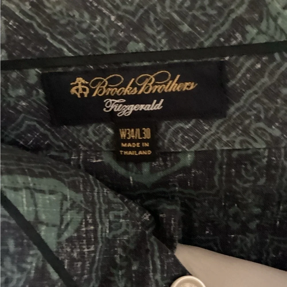 Brooks Brothers Baby Blue dress pants-SZ 34/30 Waist 17” Inseam 29” @18